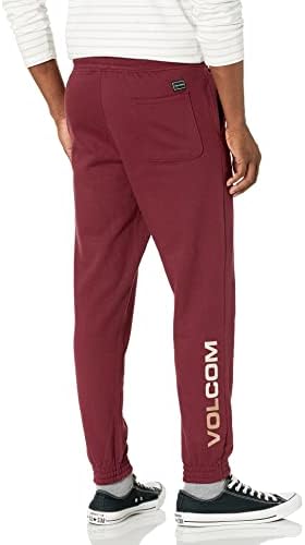 Volcom Férfi Blaquedout Relaxed Fit Gyapjú Sweatpant