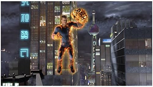 Fantasztikus Négyes Chris Evans, mint a Fáklya Johnny Storm A Dolog, 8 x 10 Inch-Fotó