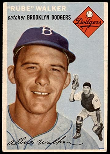 1954 Topps 153 Rube Walker Brooklyn Dodgers (Baseball Kártya) VG Dodgers