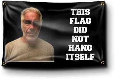 Bandatag - Ez a Zászló Nem akasztotta Magát Vicces Jeffrey Epstein Mém Falra Zászló Banner Gobelin Poszter Kollégiumi Zászló