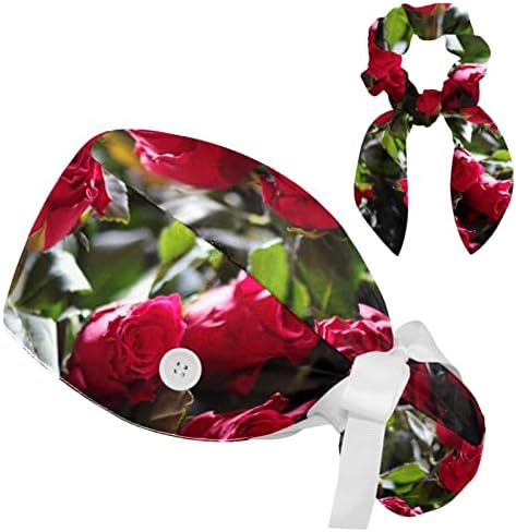 Piros a Szerelem, Romantikus Virágok Állítható Bozót Kap a Gombok Íj Haj Hajpánt Hajgumi