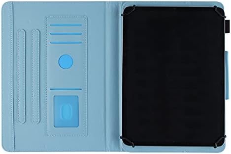 Univerzális Fedél 10 hüvelykes Tablet, APOLL Prémium PU Bőr Anti-Slip Állni tolltartó Kártyahely Mágneses Csattal Folio Borító