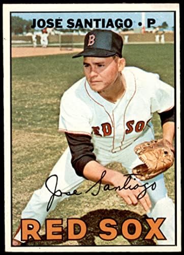 1967 Topps 473 Jose Santiago Boston Red Sox (Baseball Kártya) EX Red Sox