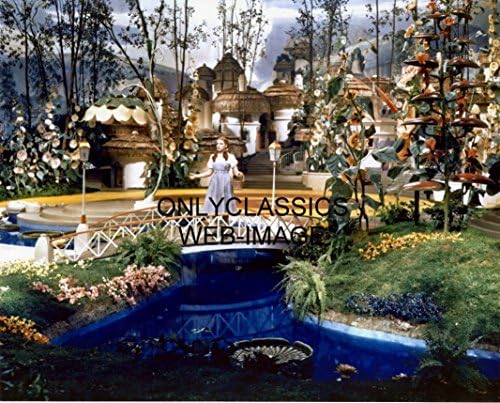 OnlyClassics ÓZ, a csodák csodája Szín 8X10-es Film, Fotó Judy Garland Misztikus Táj Munchkin Föld