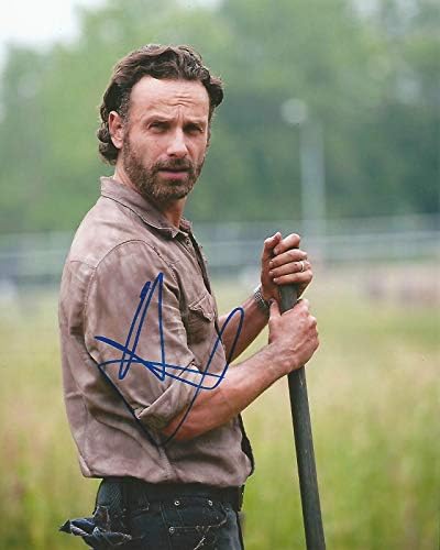 Fotó Andrew Lincoln - A Walking Dead az Autogram, Dedikált 8 x 10