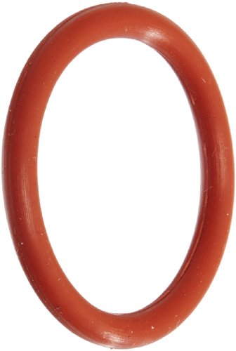 A 207-es Szilikon O-Gyűrű, 70A Durometer, Piros, 9/16 ID 13/16 OD, 1/8 Szélesség (Csomag 100)