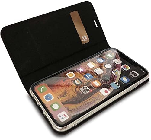 BANDKIT Tok Flip Telefon Esetében a [Card Holder], iPhone 14 Pro Max (2022) 6.7 Hüvelyk Stent Funkció Valódi Bőrből készült,