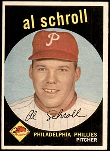 1959 Topps 546 Al Schroll Philadelphia Phillies (Baseball Kártya) EX/MT Phillies