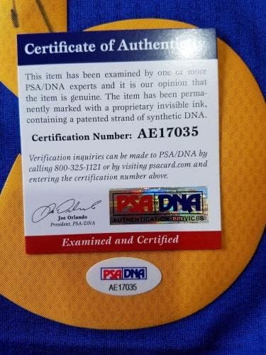 Kevin Durant aláírt mez PSA/DNS-Golden State Warriors Aláírt - Dedikált NBA Mezek