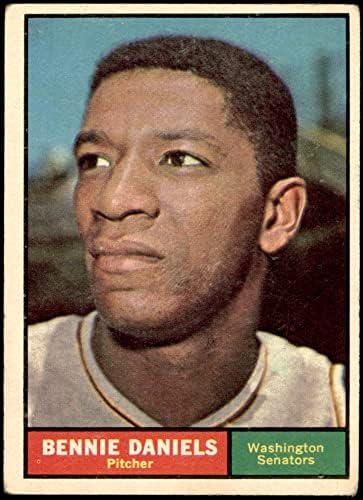 1961 Topps 368 Bennie Daniels Washington Senators (Baseball Kártya) VG Szenátorok