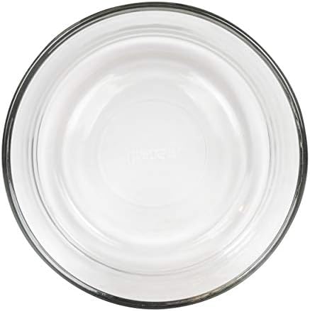 Pyrex (2 7201 4 Csésze Üveg Edények & (2) 7201-PC 4 Csésze Sima Ezüst Fedéllel Készült az USA-ban