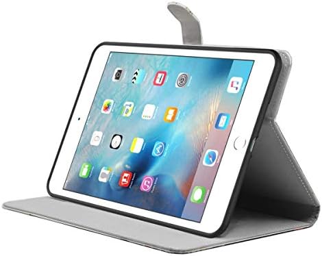 YHB az iPad Mini 2-én ,Mini 3 Esetben (2012-2014 Megjelent), Prémium PU Bőr Slim Tok tartó Multi-Angle Állni, Ütésálló TPU