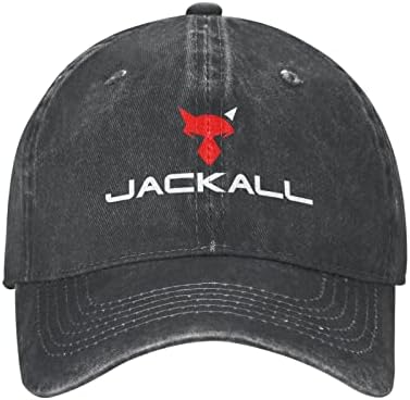 Jackall Csalik Logodistressed Baseball Sapka Egyszínű Állítható Évjárat Unisex Sokoldalú Mosott Apa Kalap