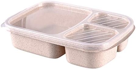 Zip Tárolni Hűtőben Szervező Ebédet Újrafelhasználható 3-Rekesz Műanyag Osztva Élelmiszer-Tároló Dobozok Élelmiszer-Tartály