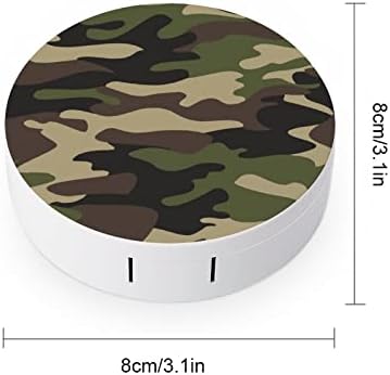 Camouflage Pattern kontaktlencse Travel Kit, Hordozható, a Kapcsolatot a Doboz Tükörrel Csipesz Eltávolító Eszköz Megoldás