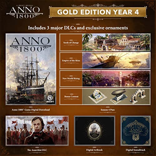 Anno 1800 Teljes Kiadás Év 4 | PC - Kód- az Ubisoft Csatlakozás