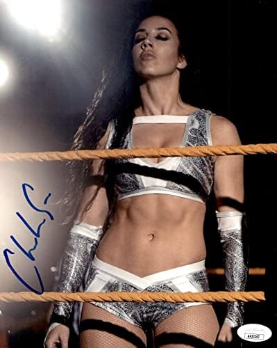 Chelsea Zöld Aláírt WWE NXT-A-Gyűrű 8x10 Kép 1 Hatást SZÖVETSÉG COA - Dedikált Futball Fotók