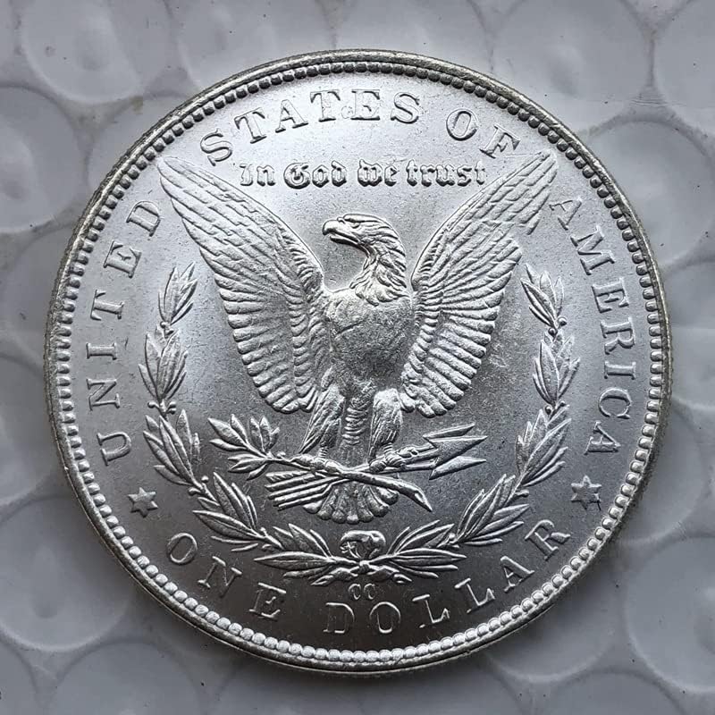 1880C Kiadás Amerikai Morgan Érme Ezüst Dollár Réz ezüstözött Antik Kézműves Külföldi Emlékérme