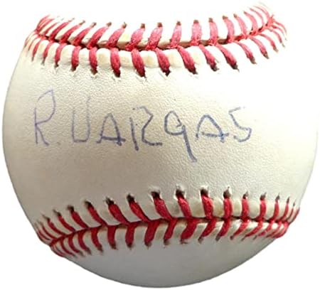 Roberto Vargas Aláírt OAL Baseball Néger Liga Milwaukee Bátrabbak 1955 PSA/DNS - Dedikált Baseball