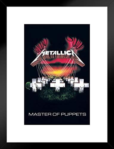 Piramis Amerika Laminált Metallica Master of Puppets Album Zenei Poszter Szárazon törölhető Tábla 24x36