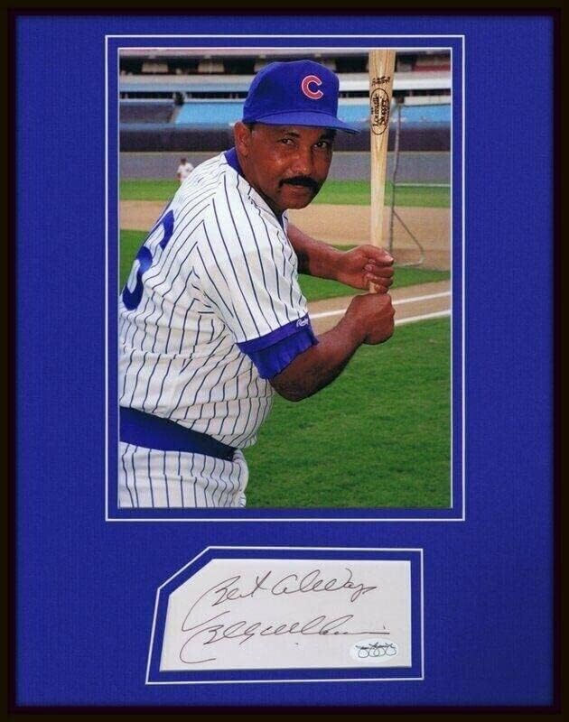 Billy Williams Aláírt Keretes 11x14 fényképek Megjelenítési SZÖVETSÉG Cubs - Dedikált MLB Fotók