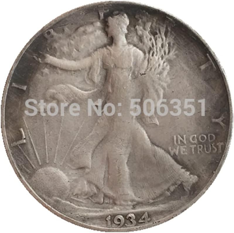 Antik Kézműves 29 Különböző Években az Amerikai Szabadság-Szobor Félkör Ezüst Emlékérme Dollár 30.6 MM