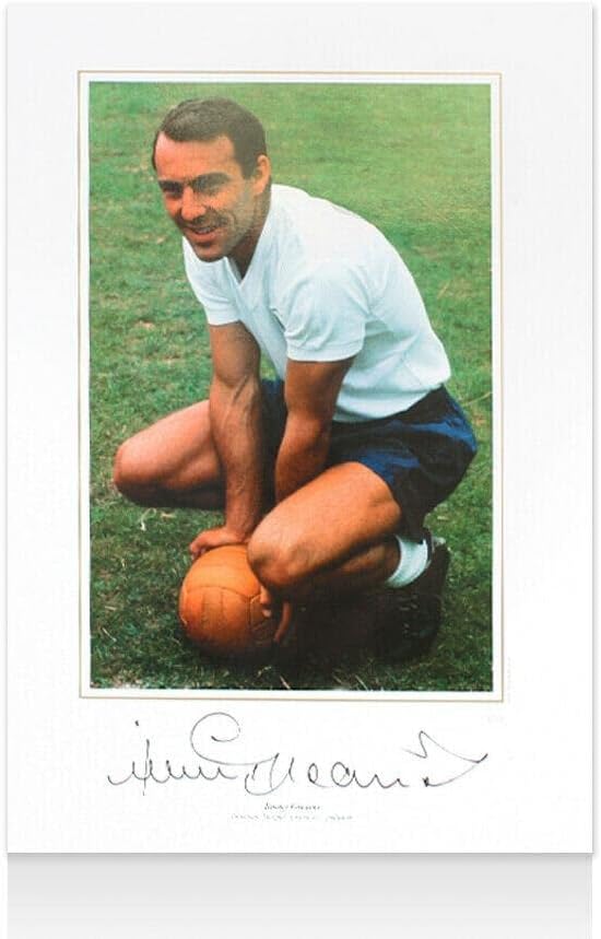 Jimmy Greaves Aláírt Tottenham Hotspur Print - Legnagyobb Valaha Goalscorer - Dedikált Futball Fotók