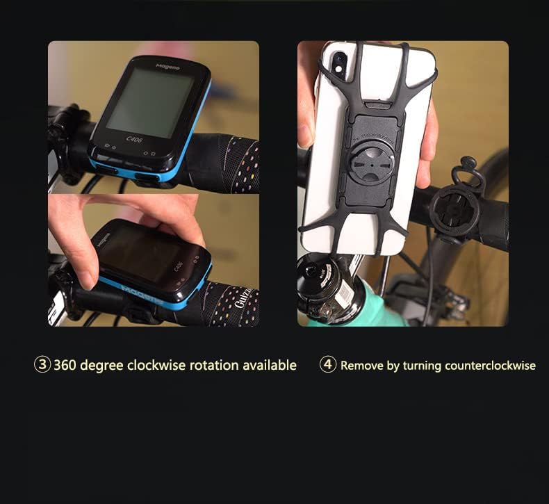 Levehető Kerékpár Telefon Tartó,Univerzális Kerékpár mobiltelefon-Hegy, 360° - Os Forgatás, Állítható Kerékpár Telefon Mount