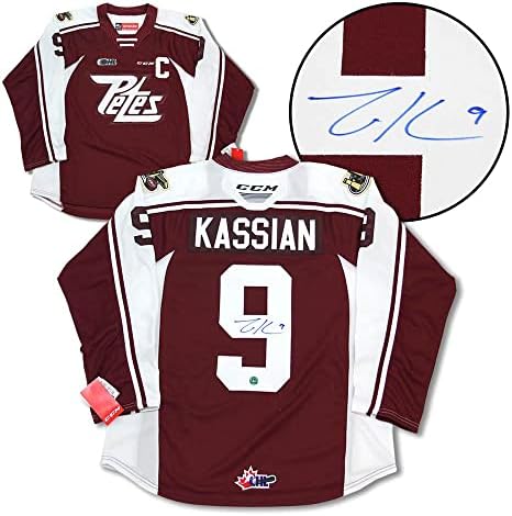 Zack Kassian Peterborough Petes Dedikált CHL Jégkorong Jersey - Dedikált NHL-Mezek