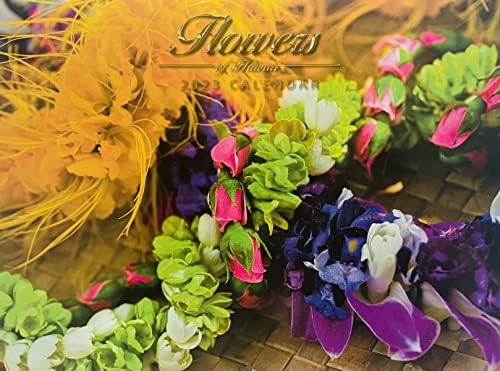 Hosszú 2023 Virágok Hawaii Hawaii Tizenkét Havi Naptár