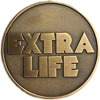 Aiyee Extra Élet Érme Negyed - Kész Játékos Egy Extra Életet Kellékek,Bronz