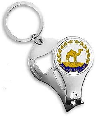 Eritrea Afrika Nemzeti Jelkép Köröm Zimankó Gyűrű Kulcstartó Sörnyitó Clipper
