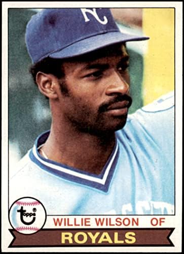 1979 Topps 409 Willie Wilson Kansas City Royals (Baseball Kártya) EX/MT+ Uralkodók