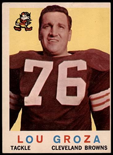 1959 Topps 60 Lou Groza Cleveland Browns-FB (Foci Kártya) Dean Kártyák 2 - JÓ Browns-FB