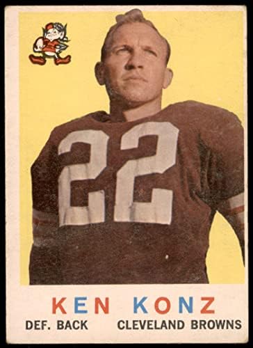 1959 Topps 54 Ken Konz Cleveland Browns-FB (Foci Kártya) JÓ Browns-FB LSU